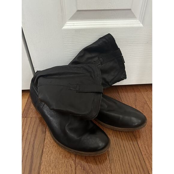 Frye Mens 87687 Carson Black Leather Pull On Cowboy Western Boots Size 8.5 D - Picture 13 of 16